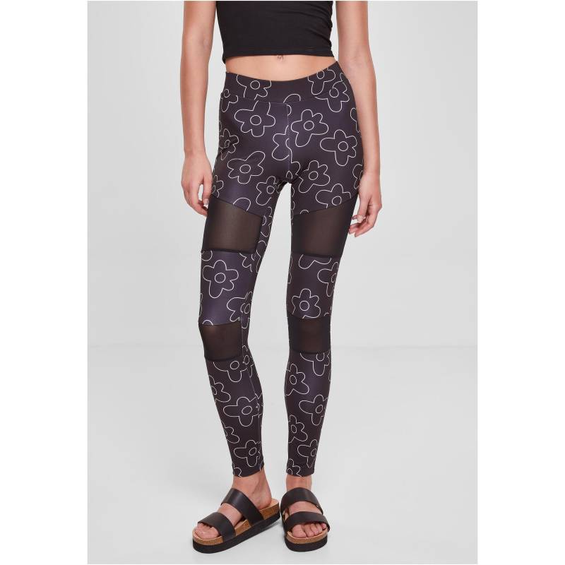 Leggings Frau Tech Esh Aop Damen  M von URBAN CLASSICS