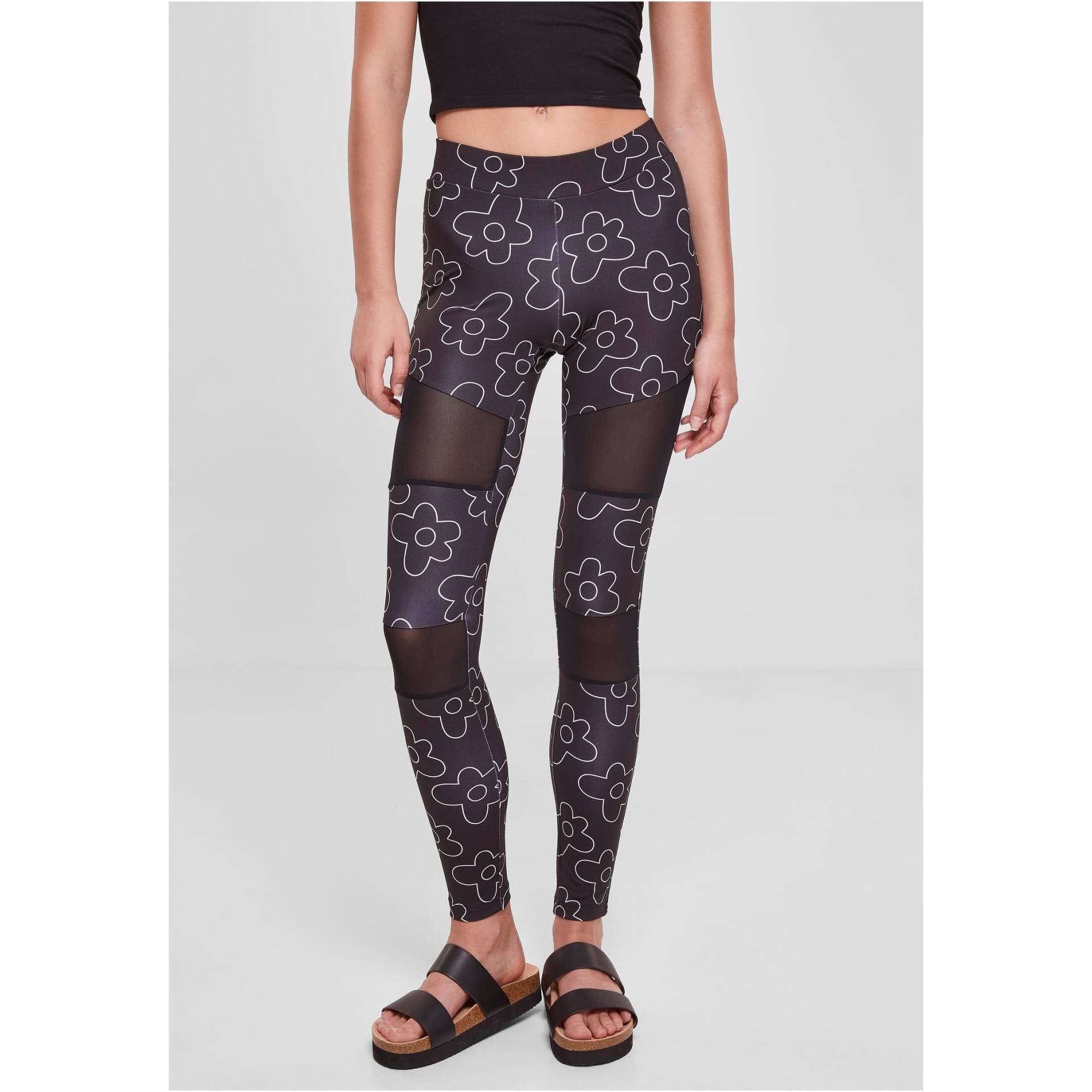 Leggings Frau Tech Mesh Aop Damen  XL von URBAN CLASSICS