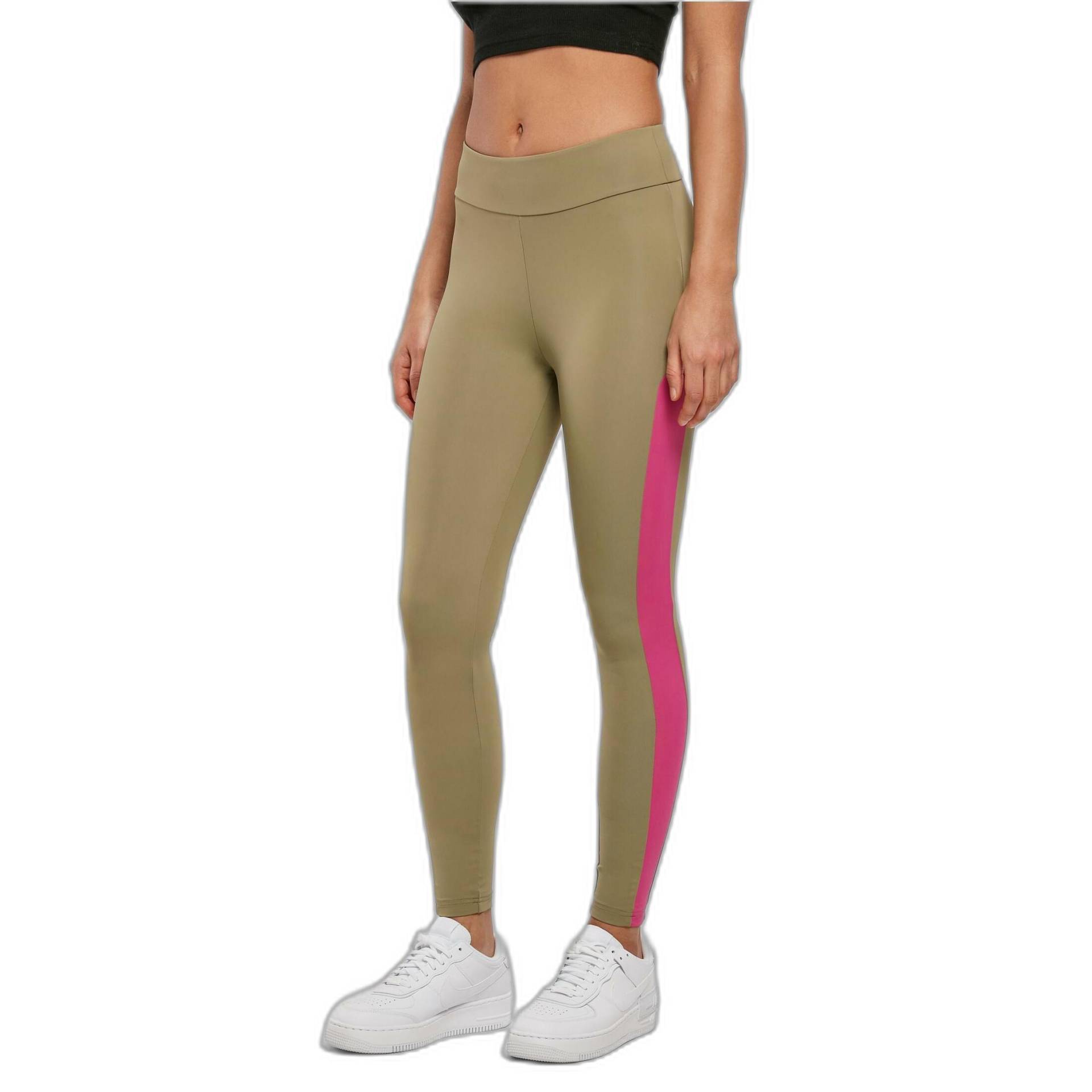 Legging Für Frauen Urban Claic Color Block Damen  S von URBAN CLASSICS