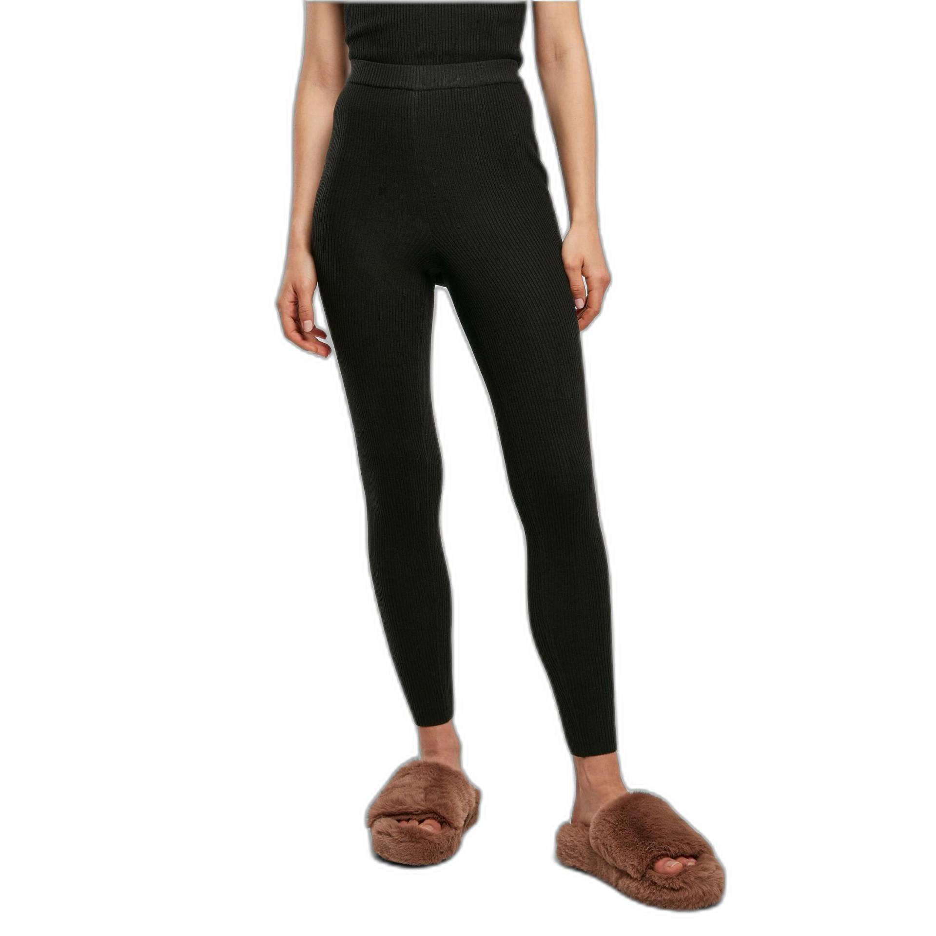 Leggings Für Frauen Rib Knit Damen  XS von URBAN CLASSICS