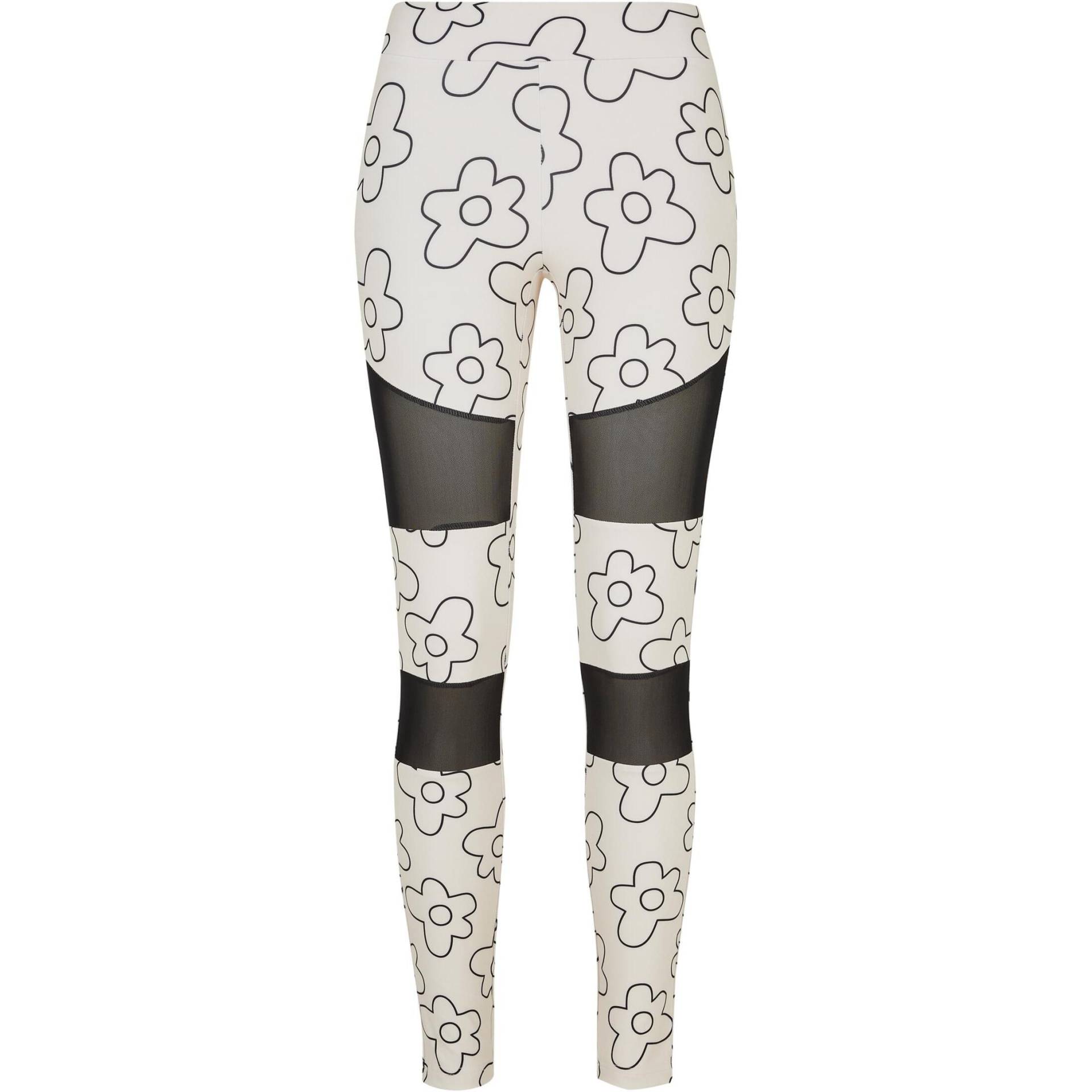 Leggings Große Größen Frau Tech Mesh Aop Damen  XXL von URBAN CLASSICS