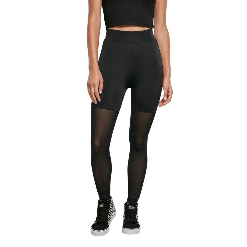 Legging Hohe Taille Frau Urban Claic Tech Meh Damen  S von URBAN CLASSICS