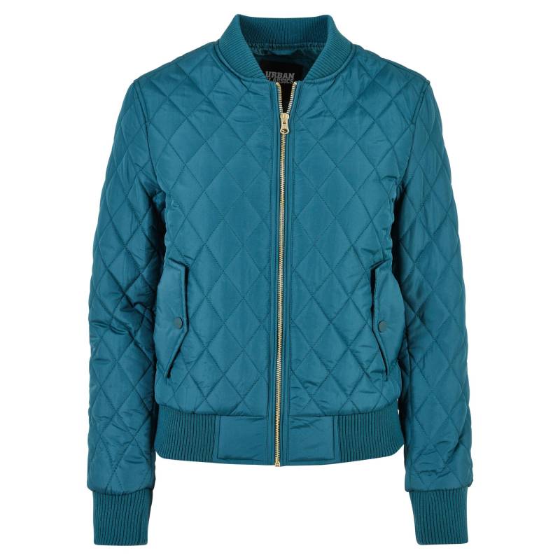 Nyon-daunenjacke Mit Rautenmuster, Damen Urban Cassics Damen  L von URBAN CLASSICS