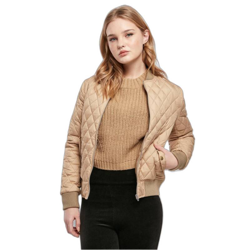 Nylon-daunenjacke Mit Rautenmuster, Damen  XS von URBAN CLASSICS