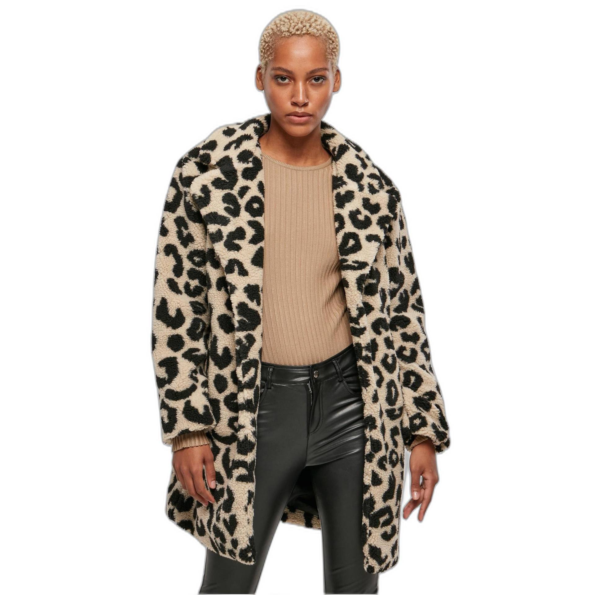 Oversize-sherpa-mantel Damen Aop Unisex  XL von URBAN CLASSICS