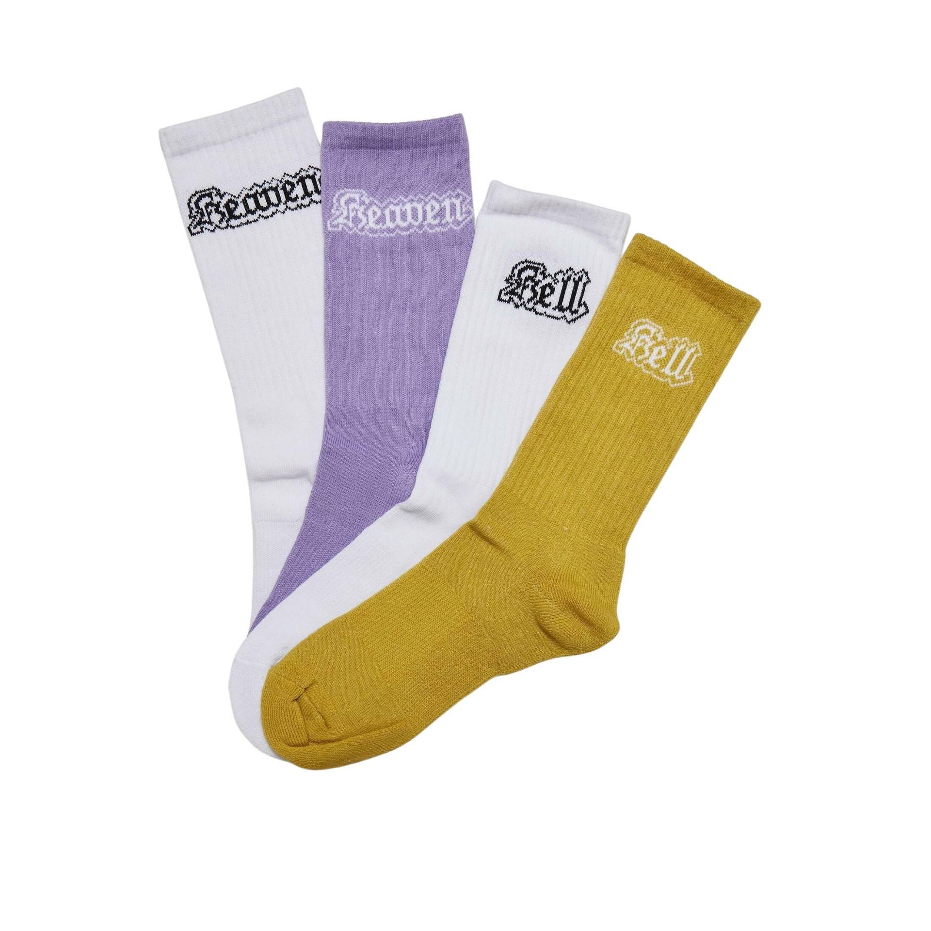 URBAN CLASSICS - paar socken hell heaven (x4), für Herren, Größe 35-38 von URBAN CLASSICS