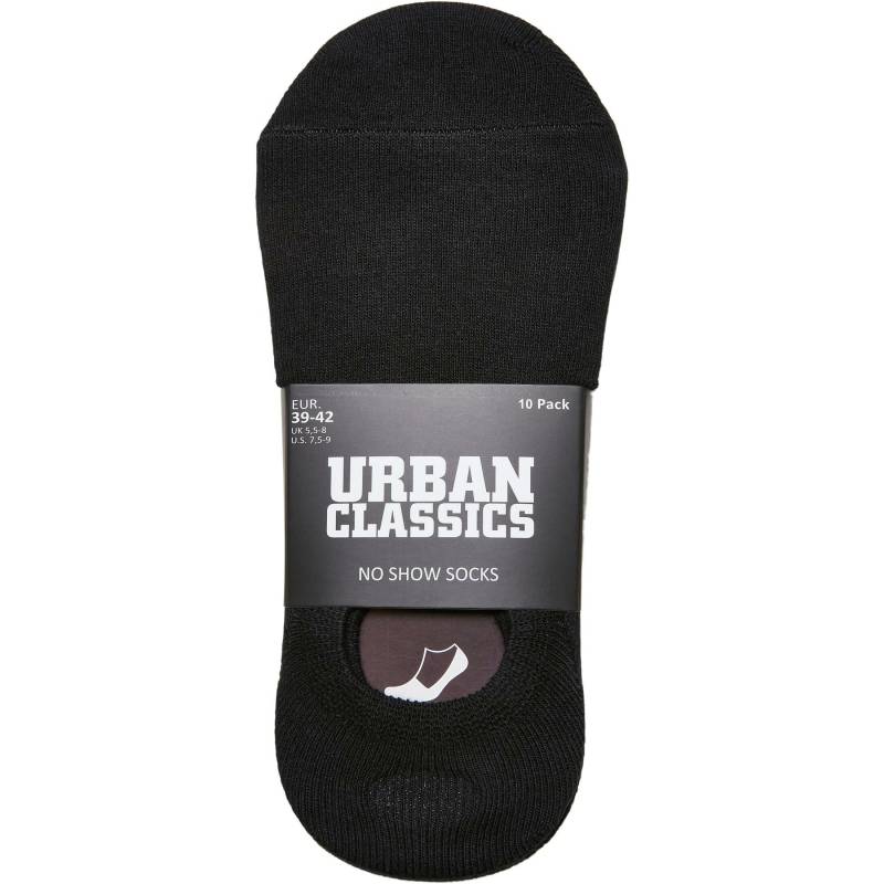 URBAN CLASSICS - paar socken  no show (x10), für Herren, Größe 35-38 von URBAN CLASSICS