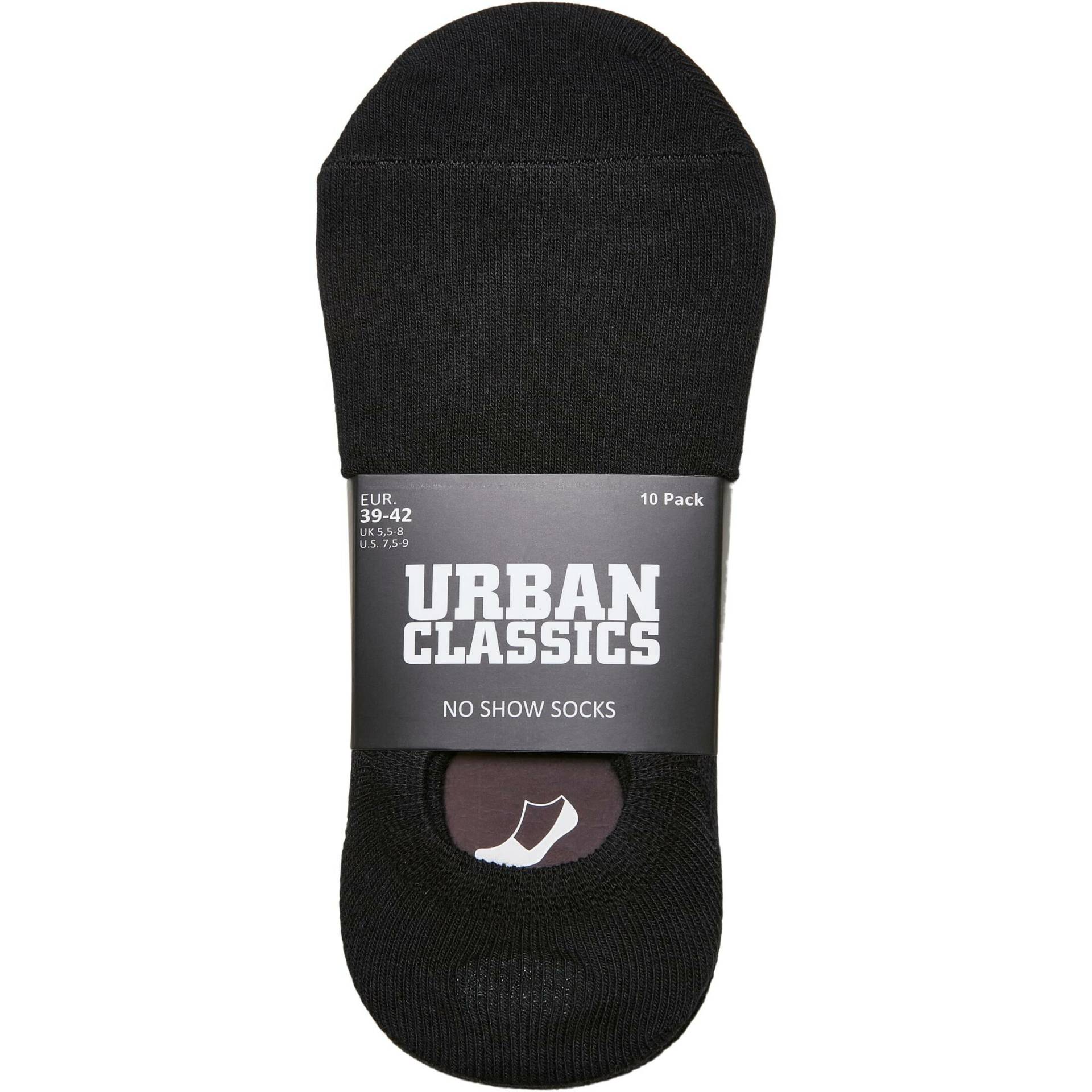 URBAN CLASSICS - paar socken no show (x10), für Herren, Größe 39-42 von URBAN CLASSICS