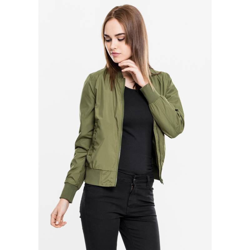 Parka, Damen, Urban Claic Bomber Light Damen Olivegrün S von URBAN CLASSICS