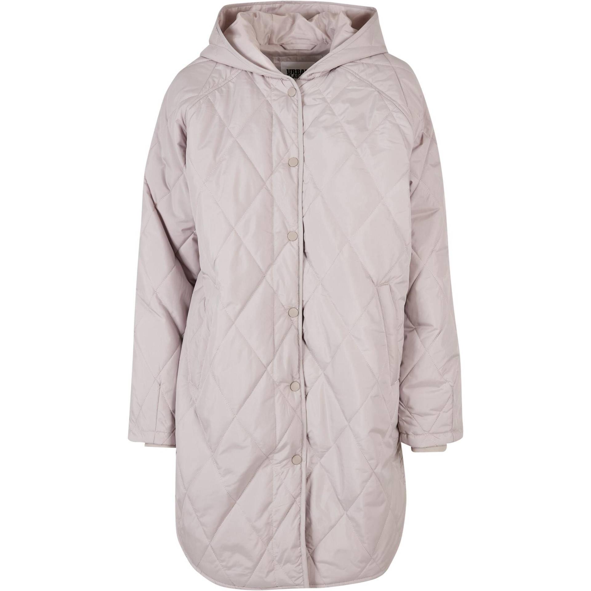 URBAN CLASSICS - parka mit kapuze, urban cassics oversized diamond quited, für Damen, Größe L von URBAN CLASSICS