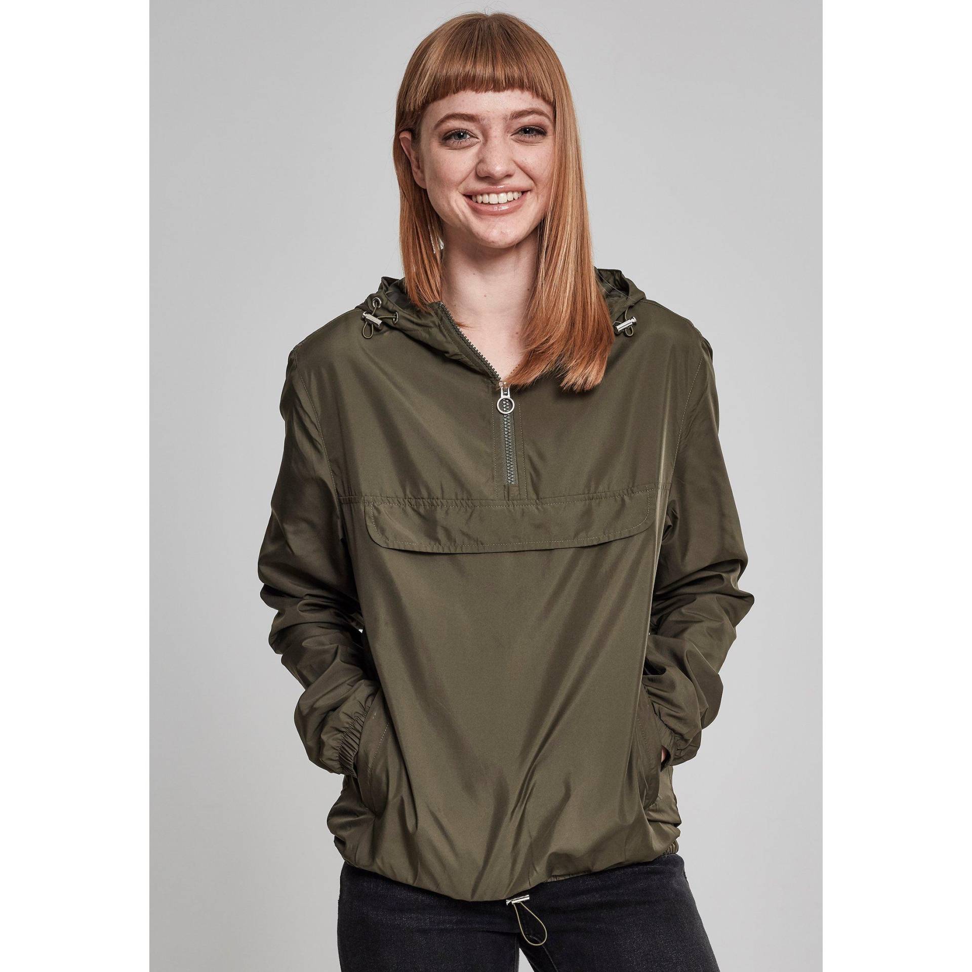 URBAN CLASSICS - daen-pullover urban classic basic, für Damen, Dunkelgrün, Größe M von URBAN CLASSICS