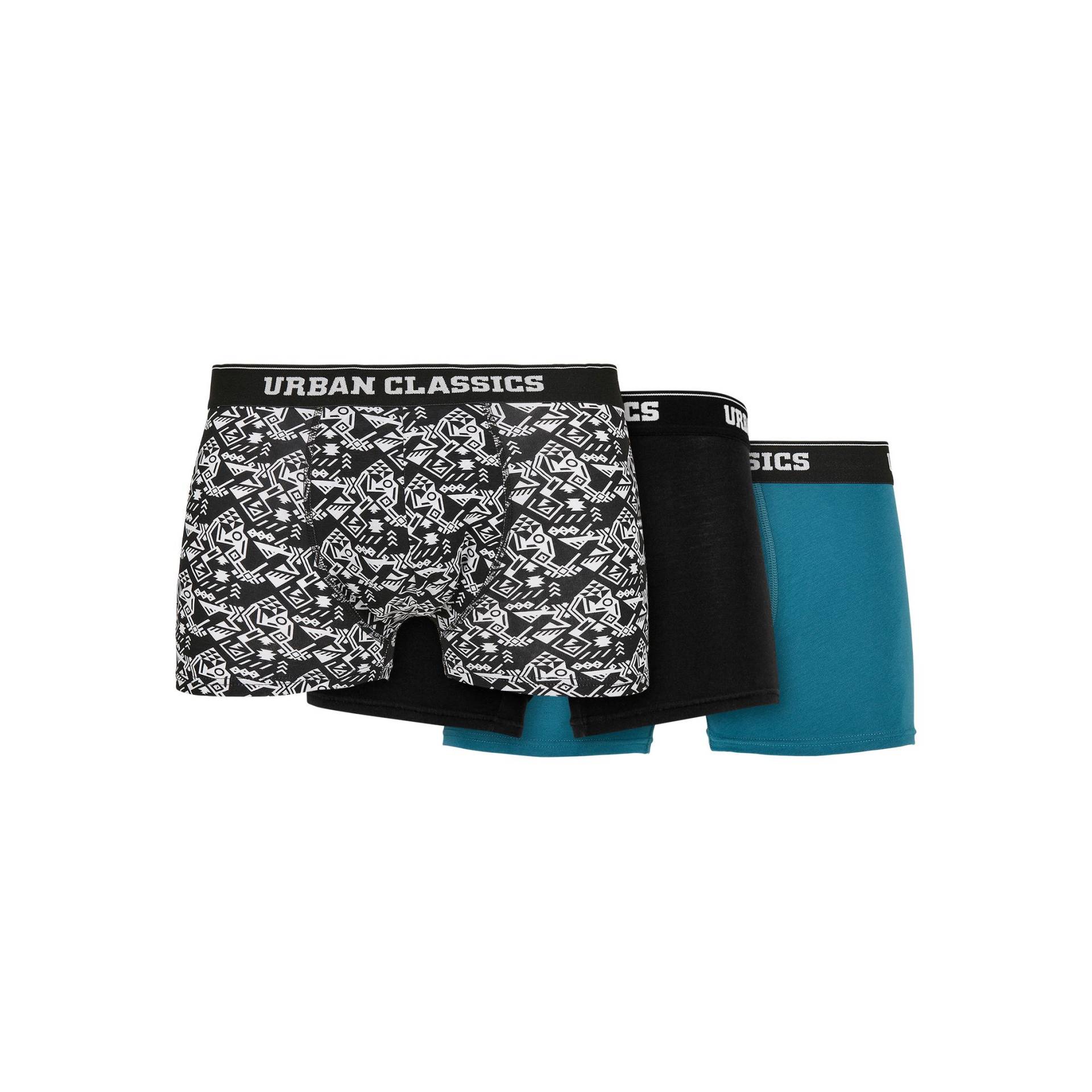 URBAN CLASSICS - boxershorts organic (x3), für Herren, Größe M von URBAN CLASSICS