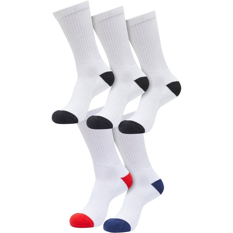 URBAN CLASSICS - socken colored sport (x5), für Herren, Größe 43-46 von URBAN CLASSICS