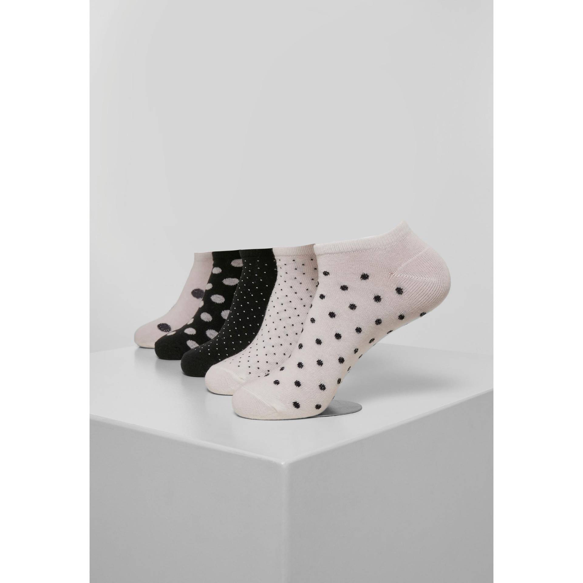 URBAN CLASSICS - socken no show dots (5pcs), für Herren, Größe 35-38 von URBAN CLASSICS