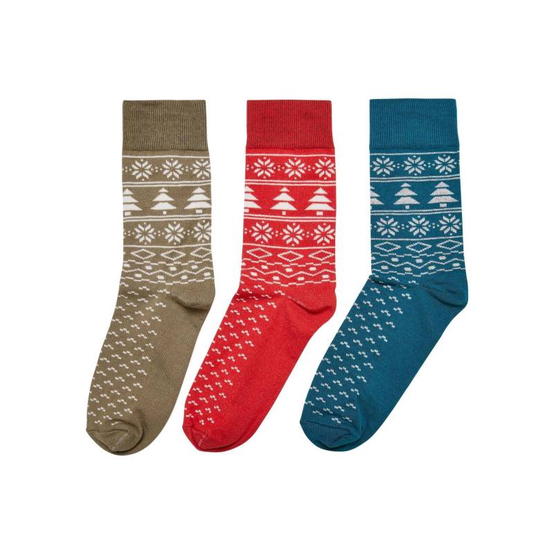 Socken Norwegian Pattern (x3) Herren  39-42 von URBAN CLASSICS