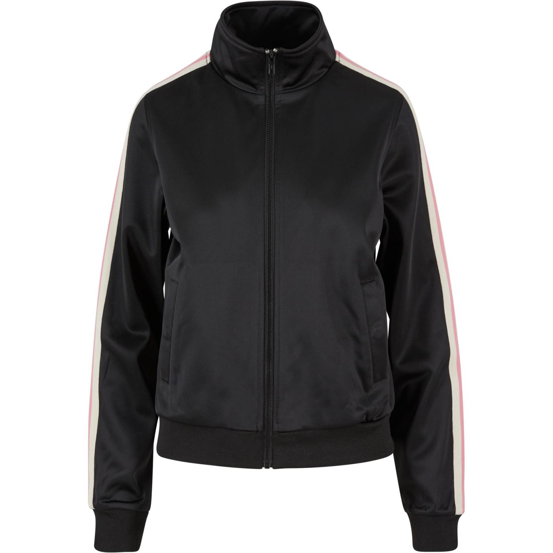 URBAN CLASSICS - trainingjacke damen urban claic retro, S von URBAN CLASSICS