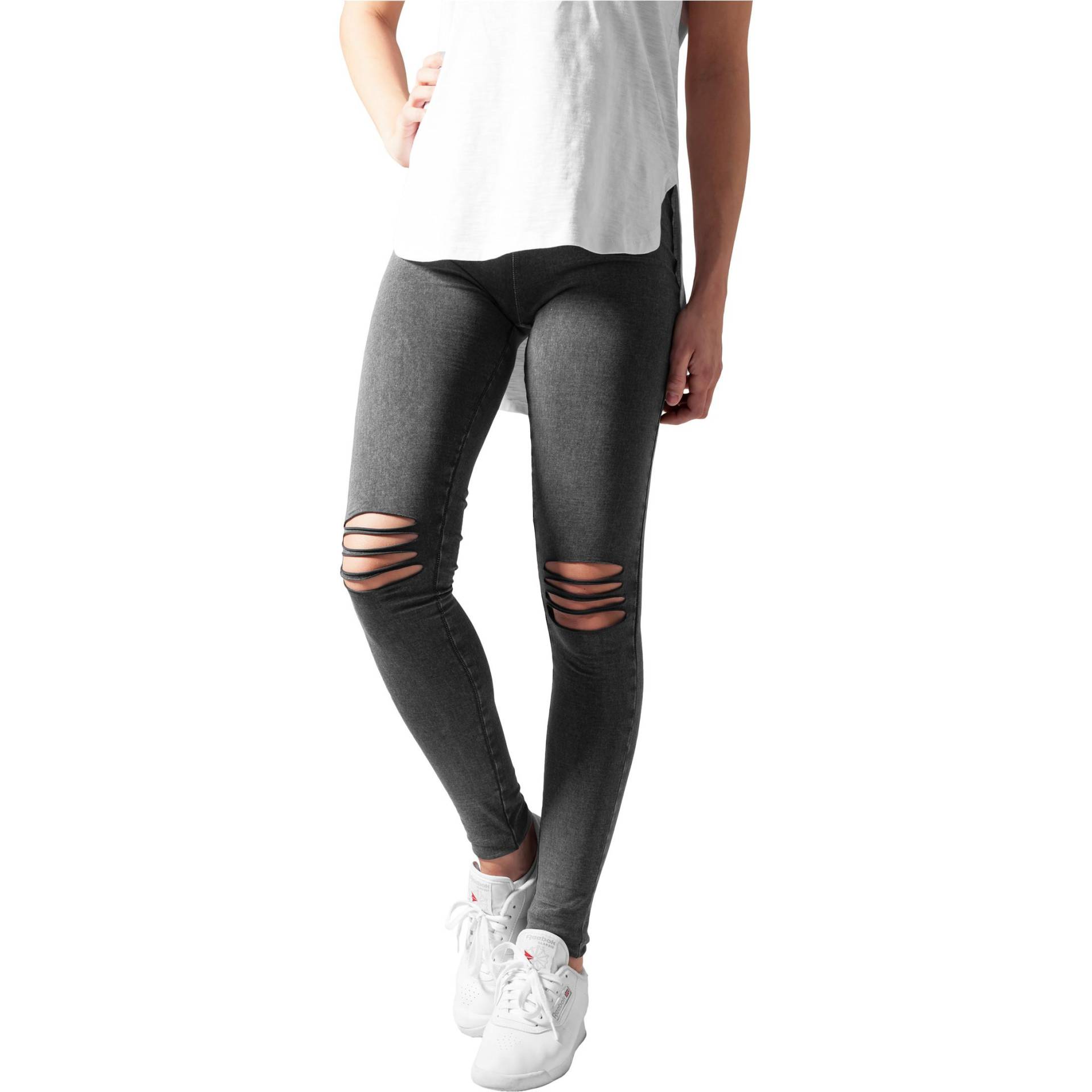 Urban Claic Abgechnittene Knie-legging Für Frauen Unisex  S von URBAN CLASSICS