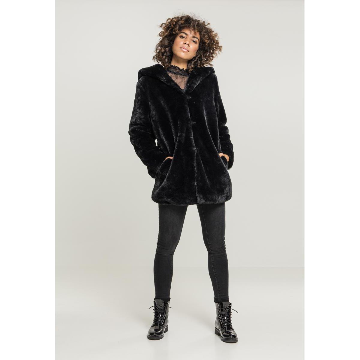 URBAN CLASSICS - parka damen urban claic hooded teddy coat, für Damen, Größe S von URBAN CLASSICS