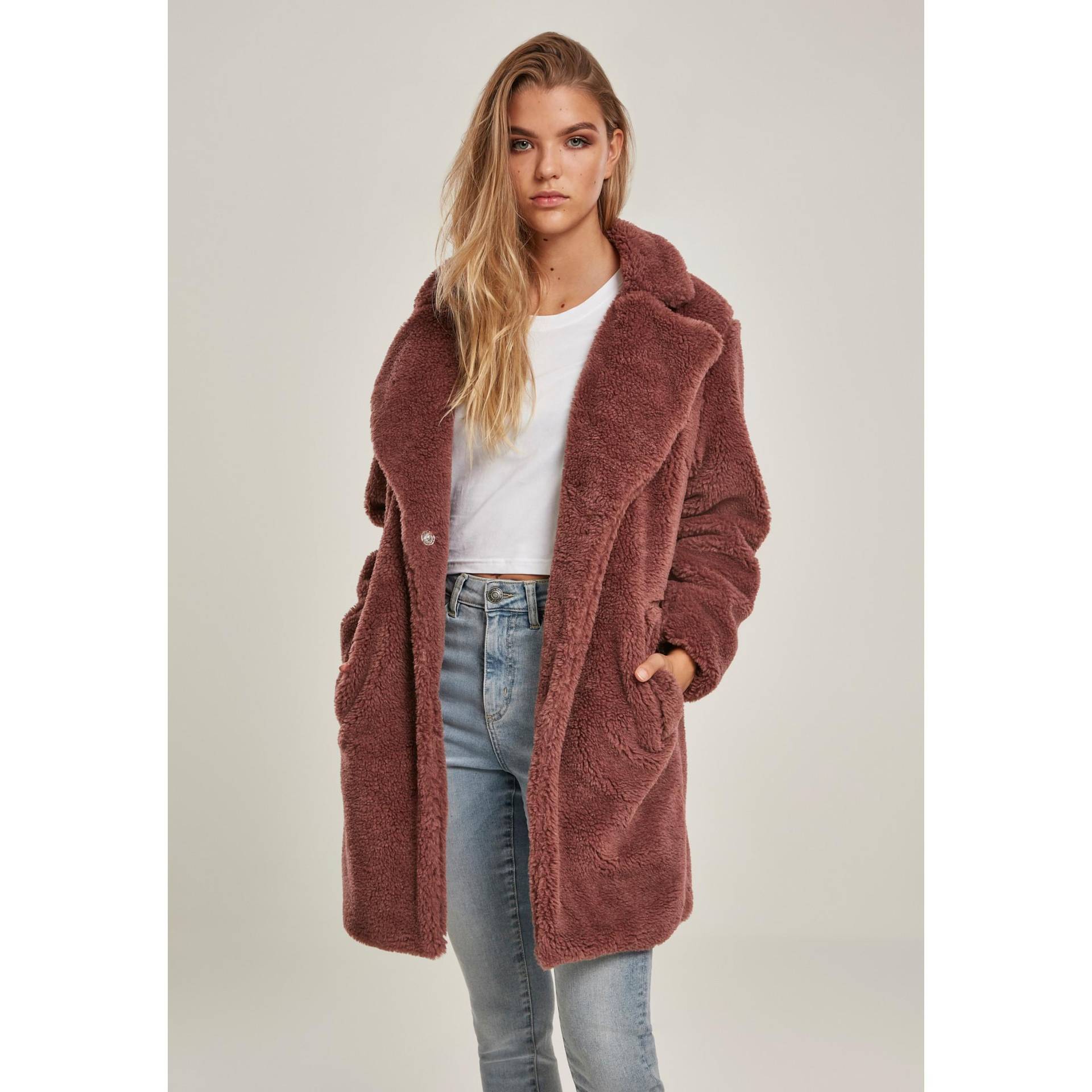 Urban Cassic Damen-parka In Übergröße Mit Sherpa Damen  L von URBAN CLASSICS