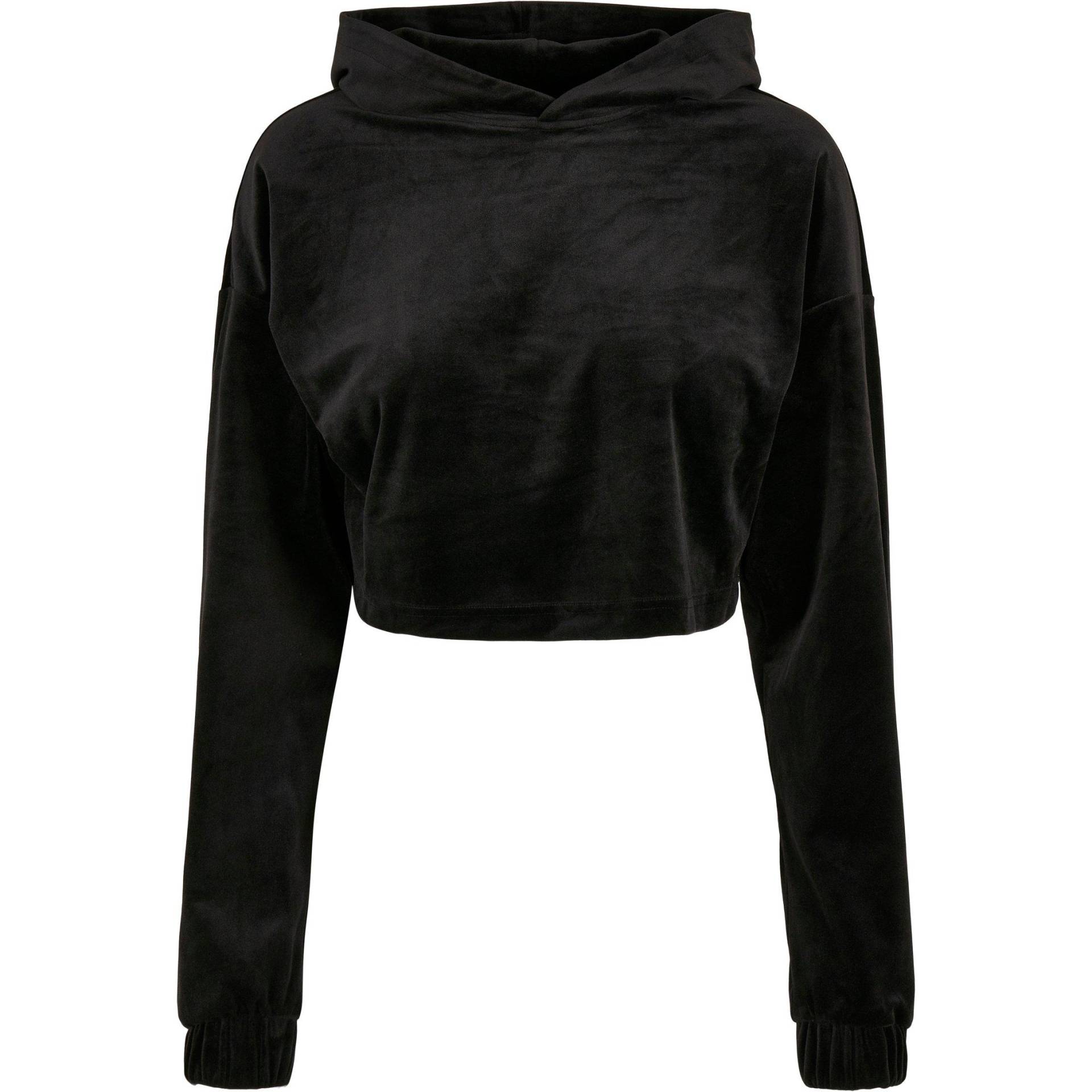Damen-hoodie Cropped Velvet Oversized (gt) Damen  XXL von URBAN CLASSICS