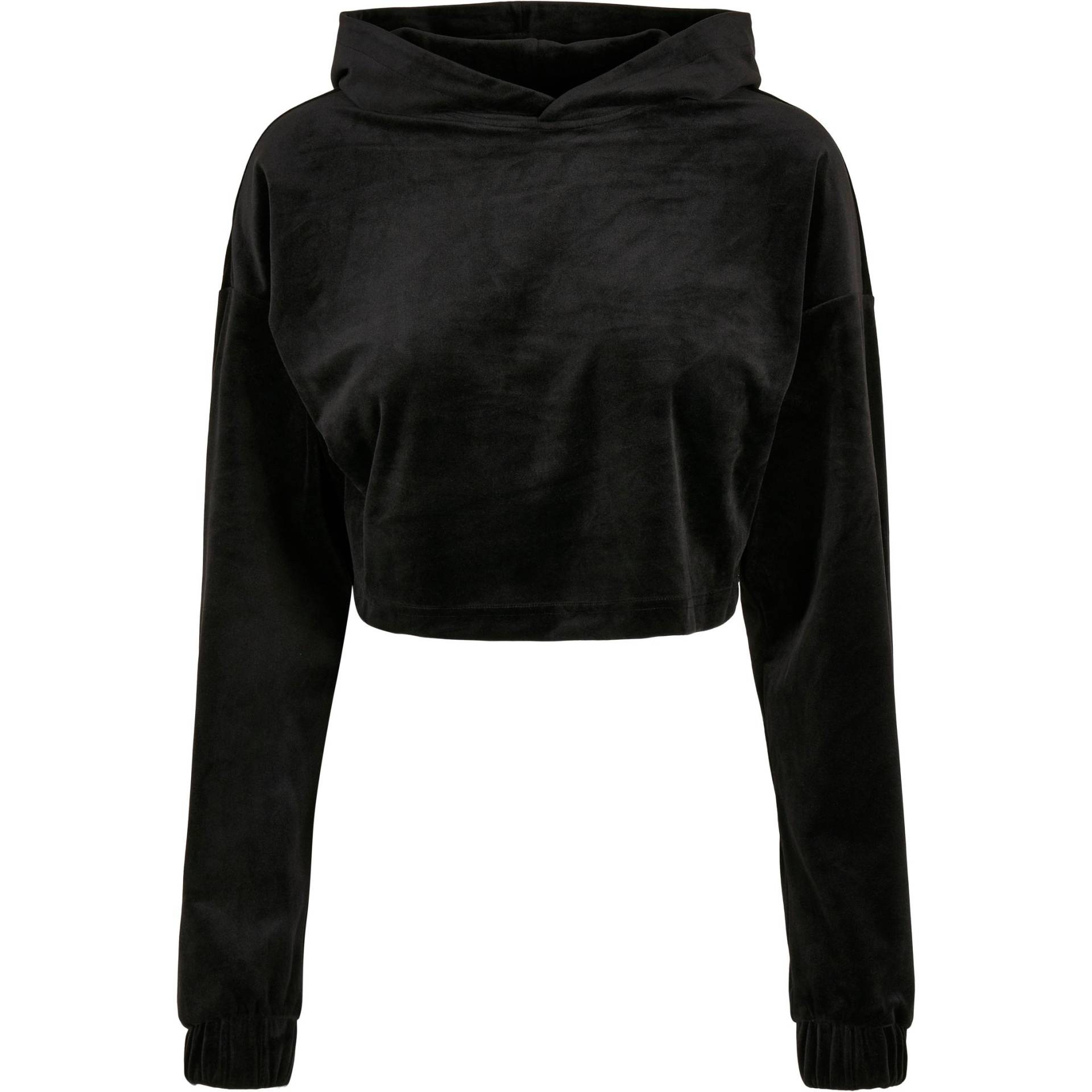 URBAN CLASSICS - damen-hoodie cropped velvet oversized (gt), für Damen, Größe XXXL von URBAN CLASSICS