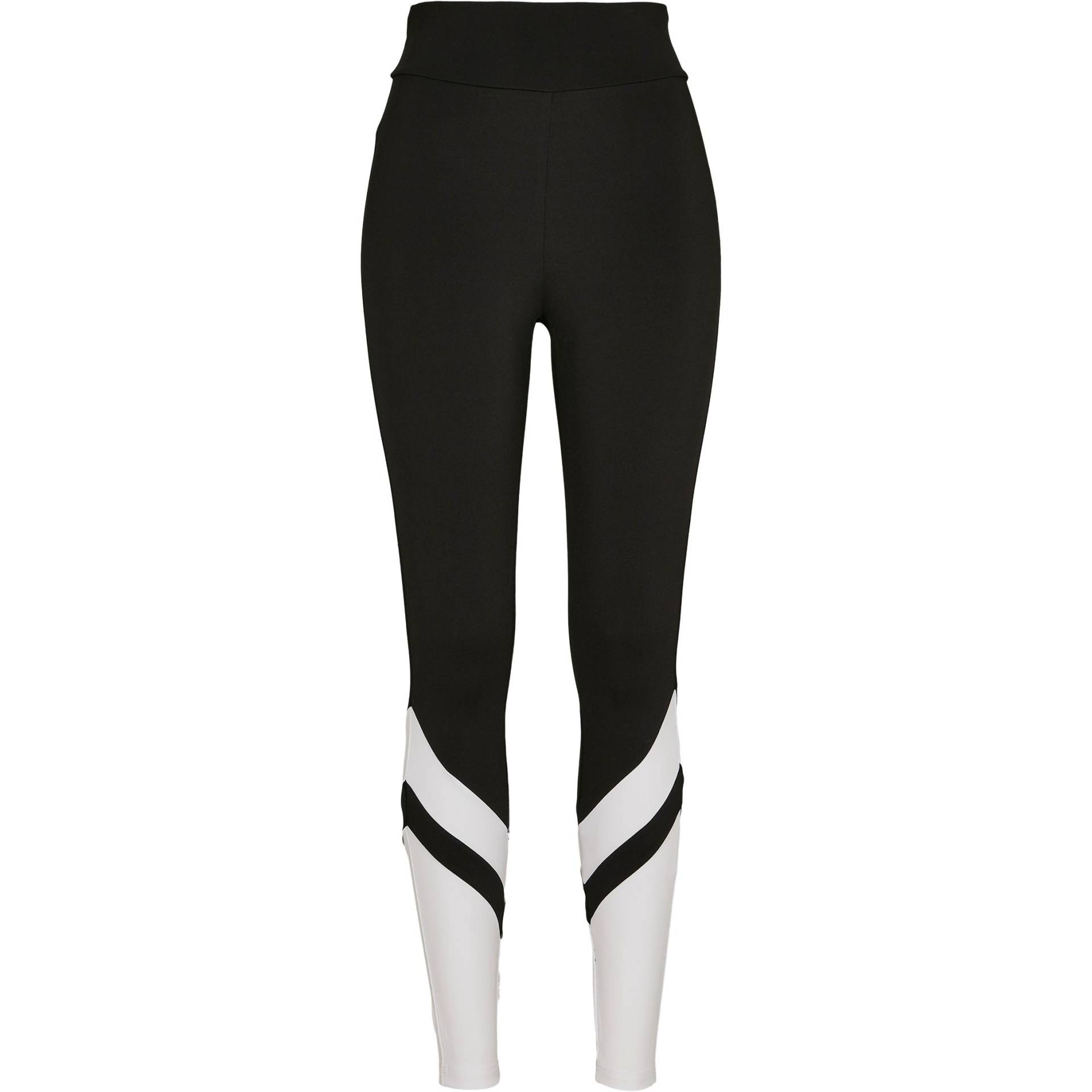 Damen-leggings Arrow High Waist (grandes Tailles) Damen Schwarz/Weiss XXL von URBAN CLASSICS