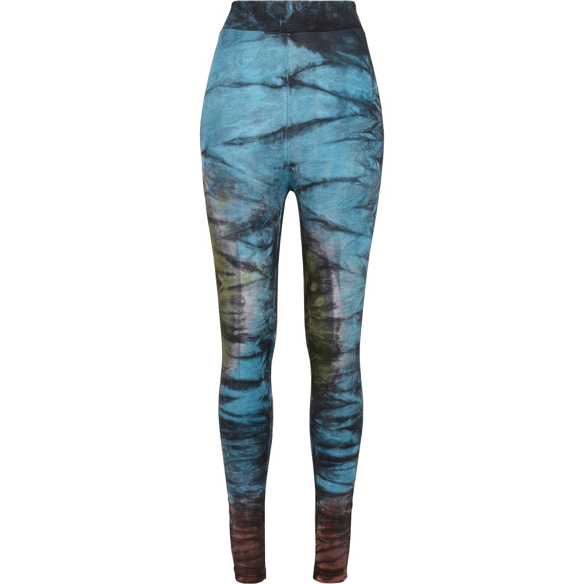 Daen-leggings Cotton Tie Dye High Waist Damen  M von URBAN CLASSICS