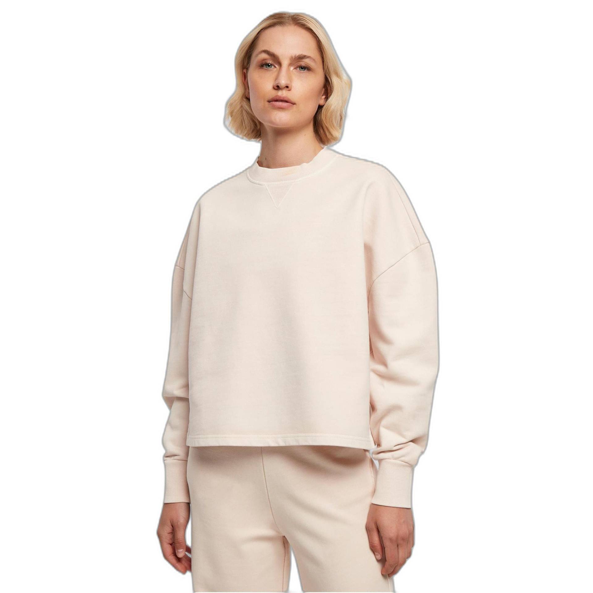 URBAN CLASSICS - damen-rundhalpullover au dickem frottee urban claic, für Damen, Größe S von URBAN CLASSICS