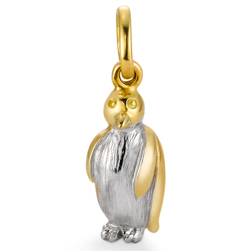 URECH Herren Anhänger 375/9 K Gelbgold Pinguin von URECH