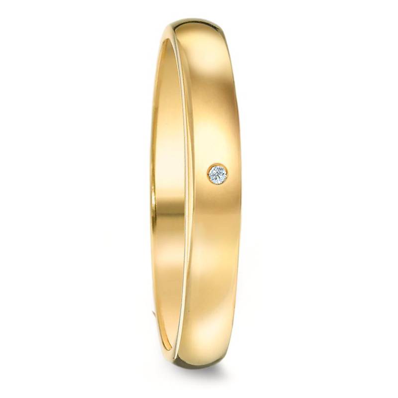 URECH Damen Partnerring 375/9 K Gelbgold Diamant 0.01 ct, w-si von URECH