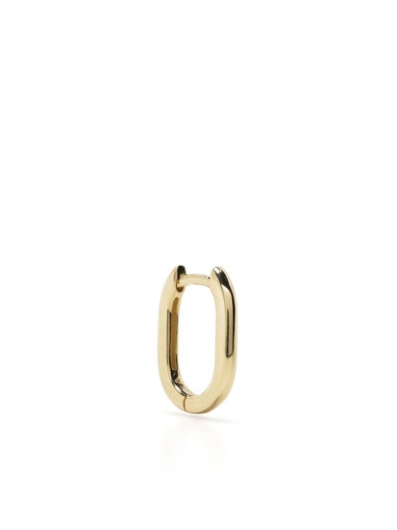 URSA 9kt yellow gold huggie hoop earring von URSA