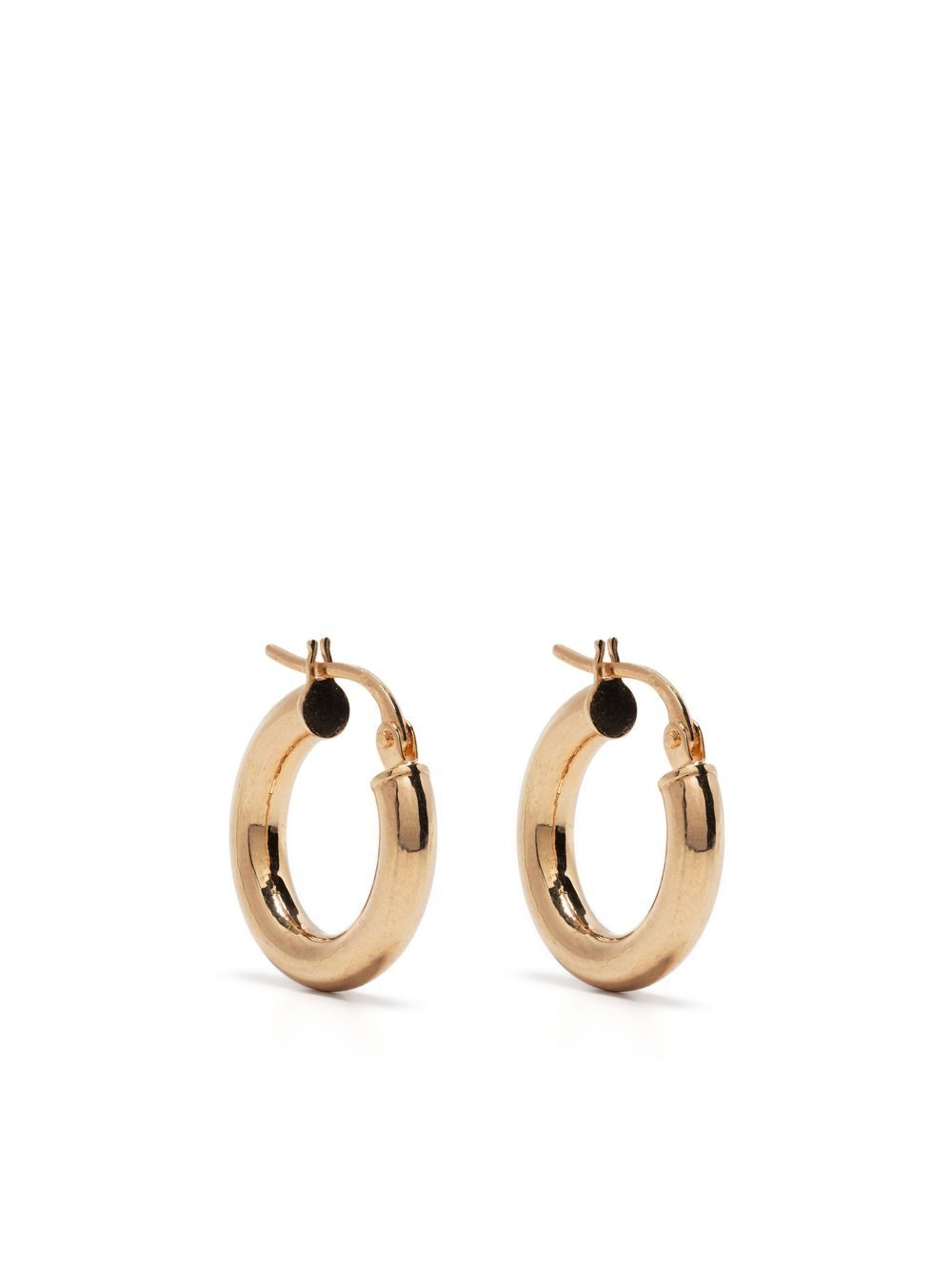 URSA small 9kt yellow gold hoop earrings von URSA