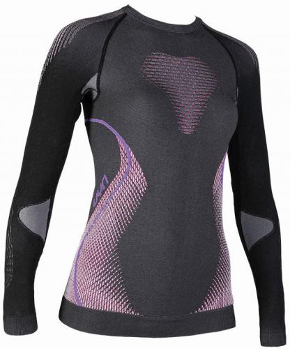 UYN Lady Evolutyon Shirt LG SL - anthracite melange (Grösse: L/XL) von UYN