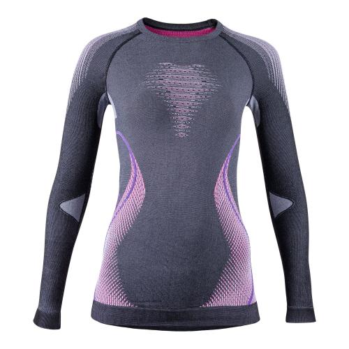 UYN Lady Evolutyon Shirt LG SL - anthracite melange (Grösse: L/XL) von UYN