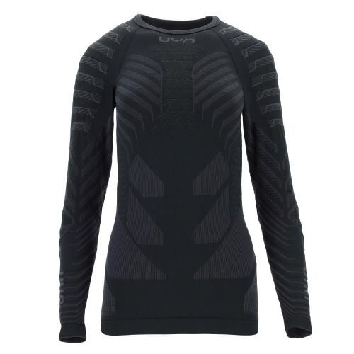 UYN Lady Resilyon Shirt Round Neck LG SL - black (Grösse: S/M) von UYN