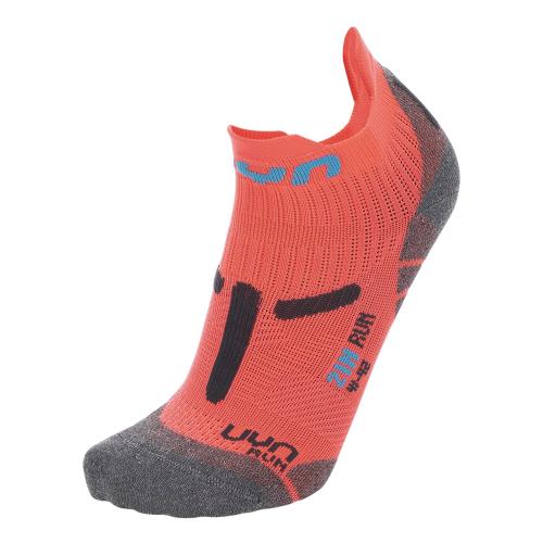 UYN Lady Run 2IN Socks - coral fluo (Grösse: 35-36) von UYN