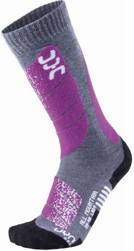 UYN Lady Ski All Mountain Socks medium - grey melange (Grösse: 35 - 36) von UYN