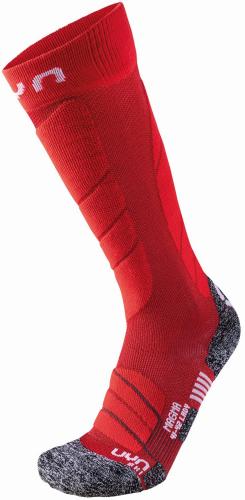 UYN Lady Ski Magma Socks - dark red (Grösse: 35 - 36) von UYN