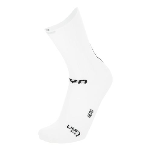 UYN Man Cycling Aero Socks - white/black (Grösse: 35/38) von UYN