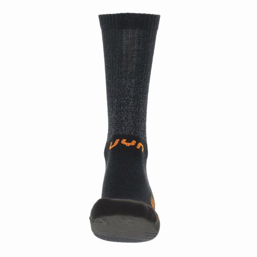 UYN Man Cycling Aero Winter Socks - black/orange (Grösse: 35/38) von UYN