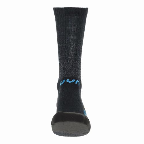 UYN Man Cycling Aero Winter Socks - black/turquoise (Grösse: 35/38) von UYN