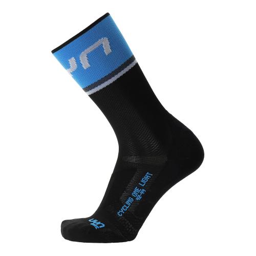 UYN Man Cycling One Light Socks - black/cobalt blue (Grösse: 35/38) von UYN