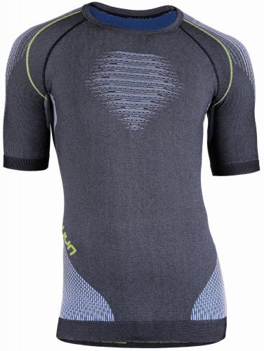 UYN Man Evolutyon Multisport Shirt SH SL - anthracite melange (Grösse: L/XL) von UYN