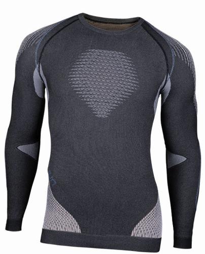 UYN Man Evolutyon Shirt LG SL - anthracite melange (Grösse: L/XL) von UYN