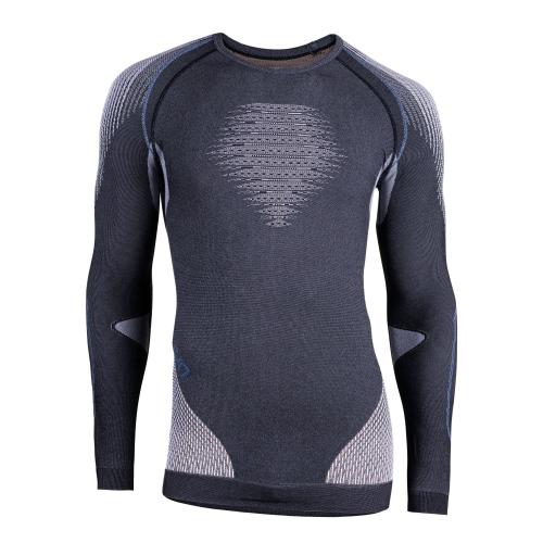 UYN Man Evolutyon Shirt LG SL - anthracite melange (Grösse: L/XL) von UYN