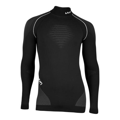 UYN Man Evolutyon Uw Shirt Lg_Sl.Turtle Neck - blackboard/anthracite/white (Grösse: S/M) von UYN