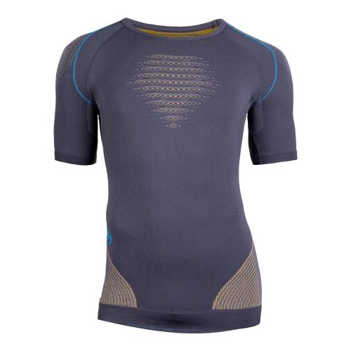 UYN Man Evolutyon Uw Shirt Sh_Sl - charcoal/gold/atlantic (Grösse: S/M) von UYN