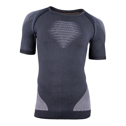 UYN Man Evolutyon Uw Shirt Short_Sl.Melange - anthracite melange/nude/avio (Grösse: L/XL) von UYN