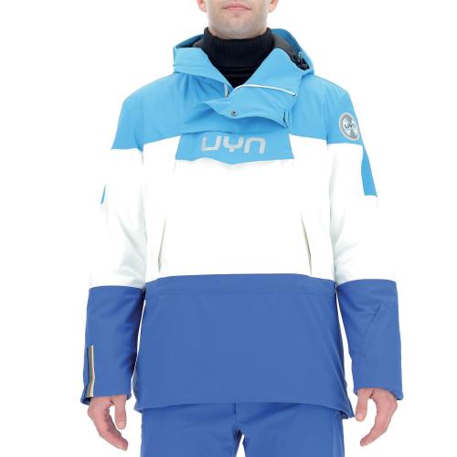 UYN Man Natyon Flag Jacket Half Zip - diva blue/blanc/surf (Grösse: L) von UYN