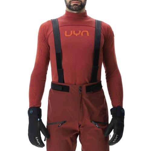 UYN Man Nival Ow Shirt Long Sl. - sofisticated red/orange shiny (Grösse: L) von UYN